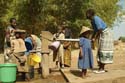 at the borehole